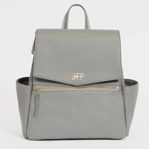 NEW Freshly Picked Stone Grey Mini Diaper Bag
